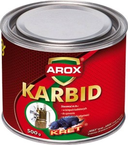 KARBID granulat na krety i nornice 500 g