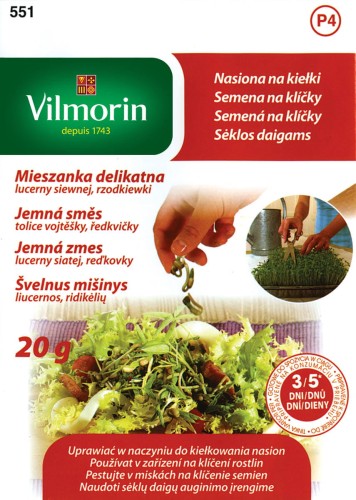 Mieszanka delikatna lucerna, rzodkiew 20g