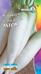Rzodkiew Astor podłużna biała 5g  / L /