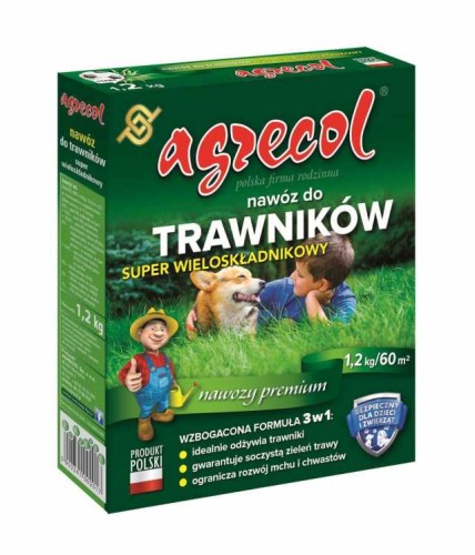 Nawóz Do Trawników Super Wieloskładnikowy 1,2 Kg