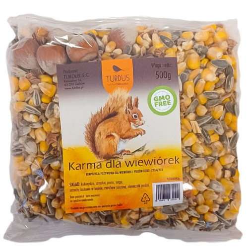 Karma pokarm dla wiewiórek 500g