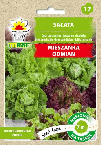 Sałata mix odmian taśma - 7m  / T /