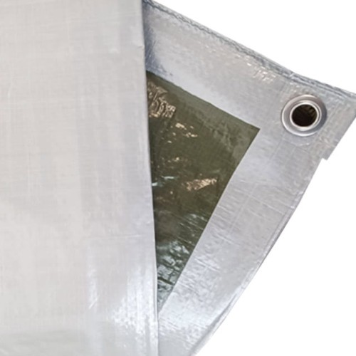 Plandeka PE wodoodporna 130g/m2 dwukolorowa 3x4 m