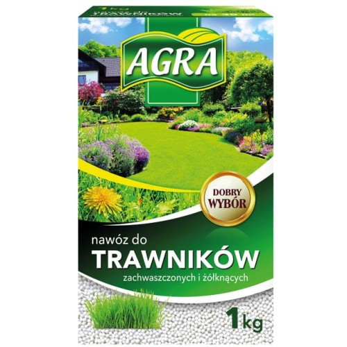AGRA nawóz do trawników z chwastami 1 kg