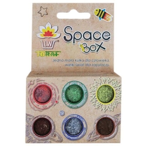 Bomby kwiatowe - Space Box 6 szt.  / T /