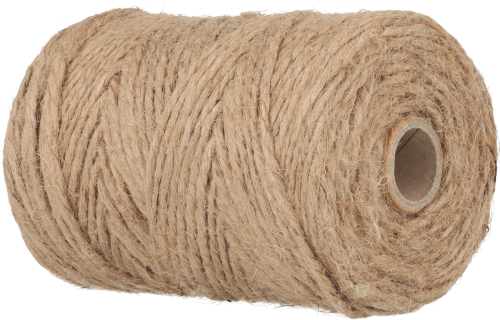 Sznurek jutowy szary 2 mm waga 25 dgk