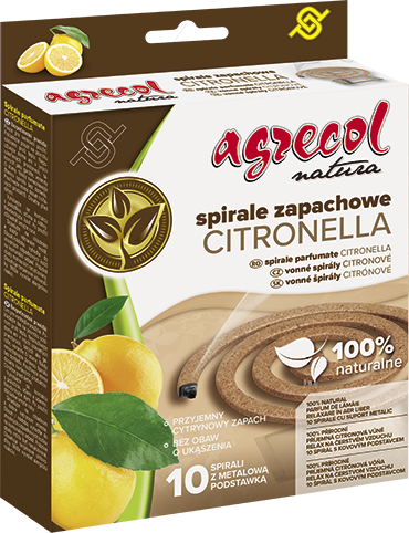 Agrecol NATURA spirale zapachowe CITRONELLA 10 szt