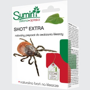 Płyn na kleszcze w ogrodzie SHOT EXTRA 100 m
