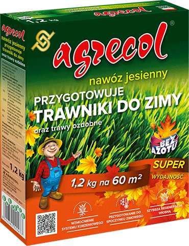 Nawóz jesienny do trawnikow i traw ozdobnych 1,2kg