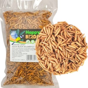 Suszone larwy muchy czarnej karma pokarm 150g