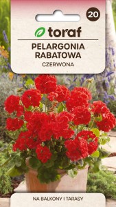 Pelargonia rabatowa czerwona 0,05g  / T /