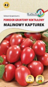 Pomidor koktajlowy Malinowy Kapturek 0,5g  / L /