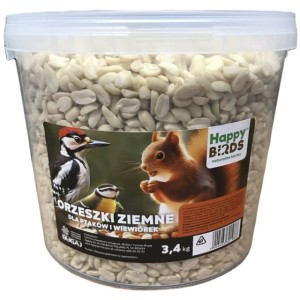 Orzeszki ziemne surowe dla ptaków wiewiórek 3,4 kg