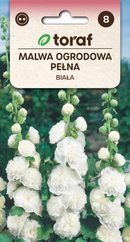 Malwa ogrodowa pełna biała nasiona 0,5g  / T /