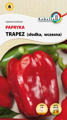 Papryka słodka Trapez nasiona 0,5g / L /