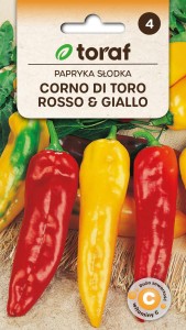 Papryka Corno di Toro Rosso & Giallo 0,5g / T /