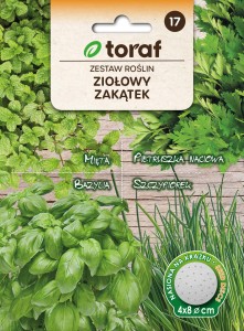 Ziołowy zakątek - krążek 8 cm  / T /