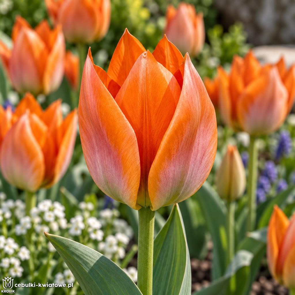 Tulipan wielokwiatowy Orange Toronto 5 szt.